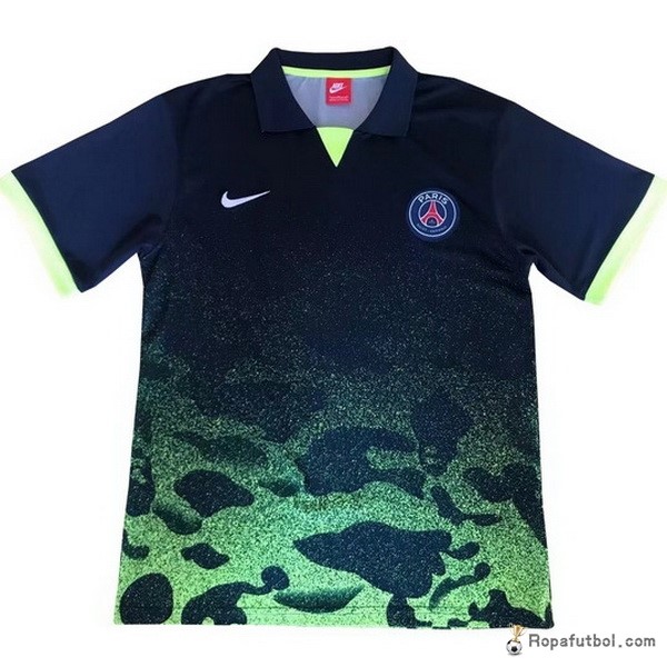 Polo Paris Saint Germain 2017/18 Negro Verde